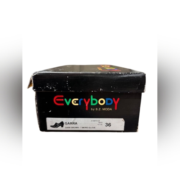 Anthropologie Everybody By B.Z Moda NWT T.Moro Dark Brown Leather Size 36 - Picture 9 of 9